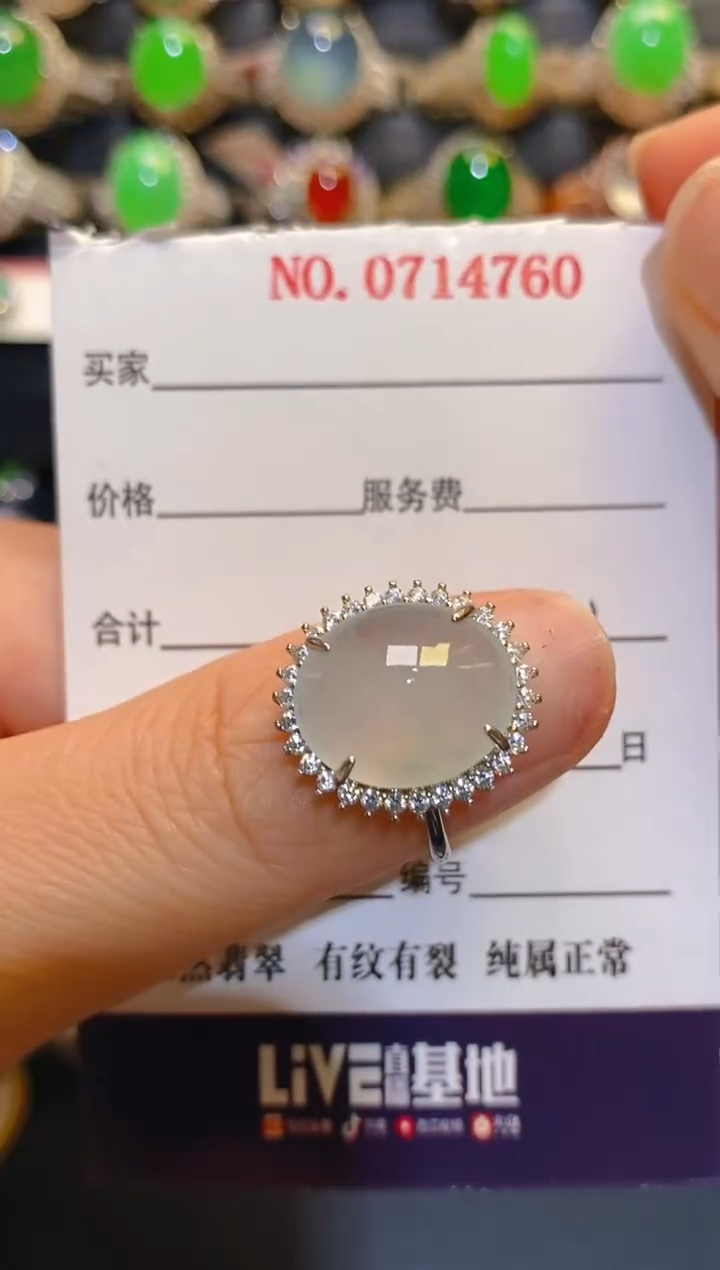 银S925镶嵌翡翠耳饰天然