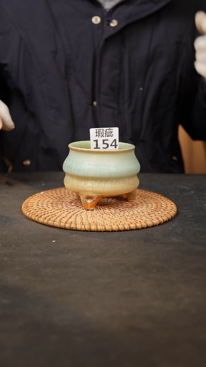 【闪购商品】瓷片154泥泥手工花盆