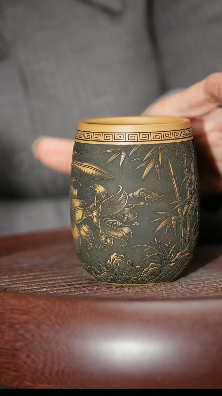 茶杯紫砂紫砂主人杯福利放漏