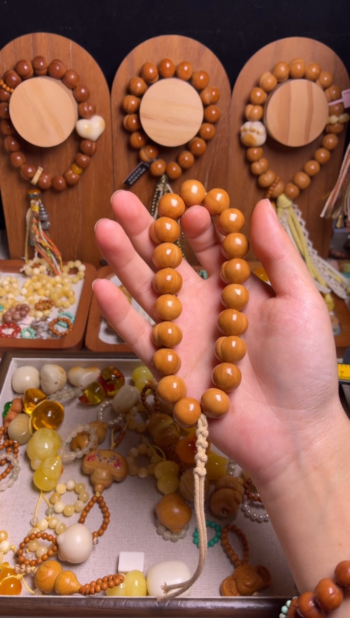 手串猴头核桃全品原皮泡芙素手持