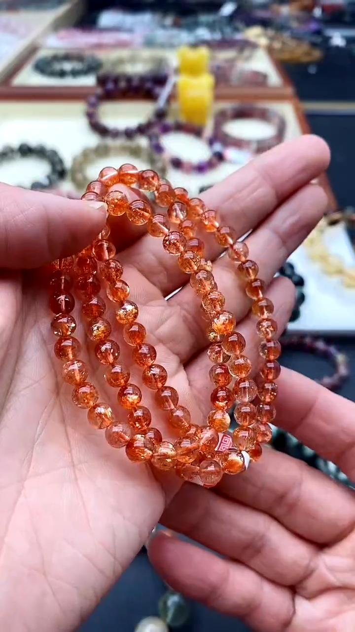 【闪购商品】长石手链未镶嵌金太阳