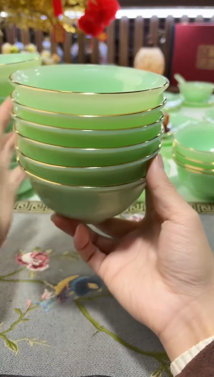 玉瓷  4.5英寸饭碗6个景德镇陶瓷