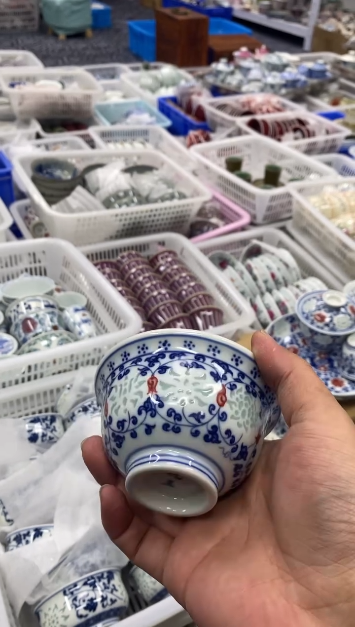 摆件陶景德陶瓷茶具容量约100