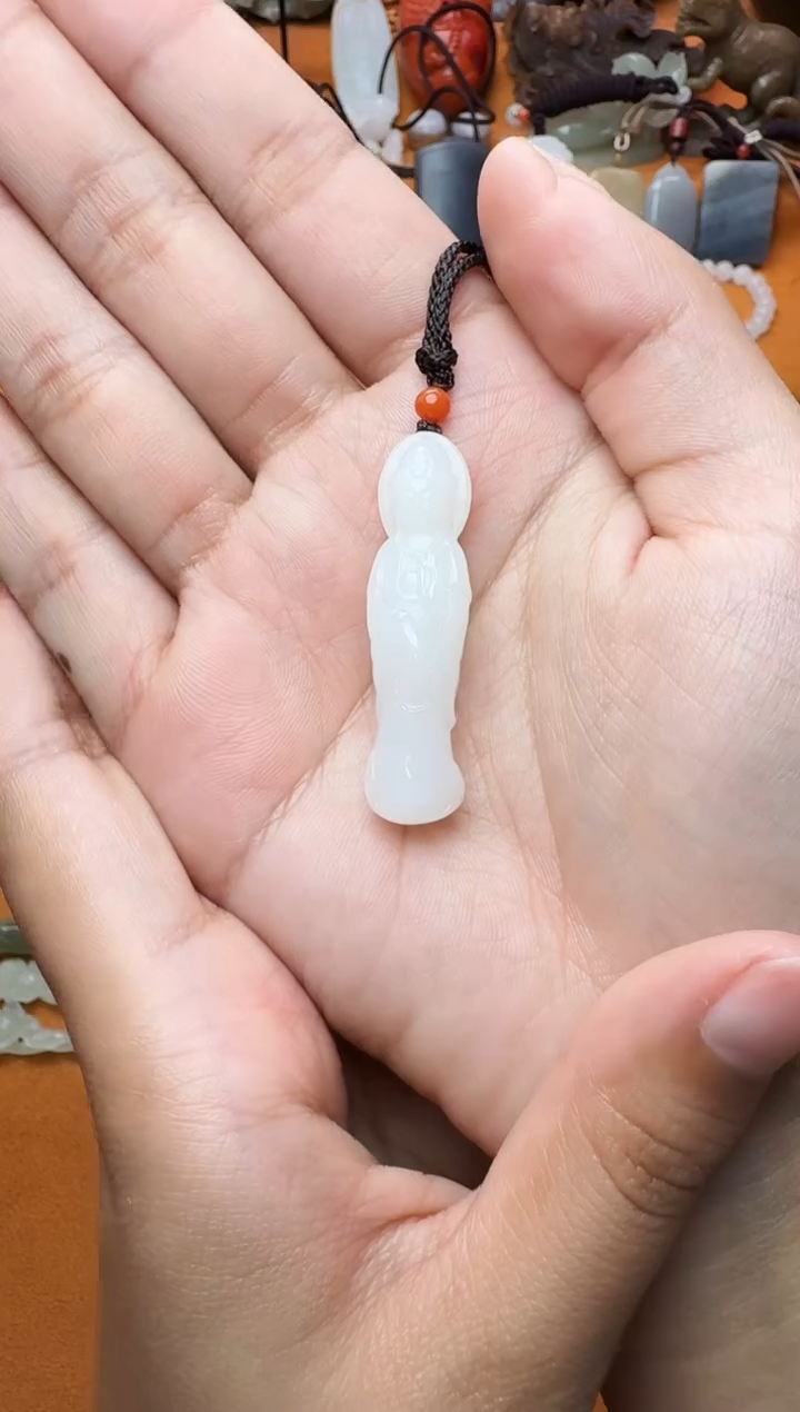 【闪购商品】和田玉颈饰未镶嵌观音03
