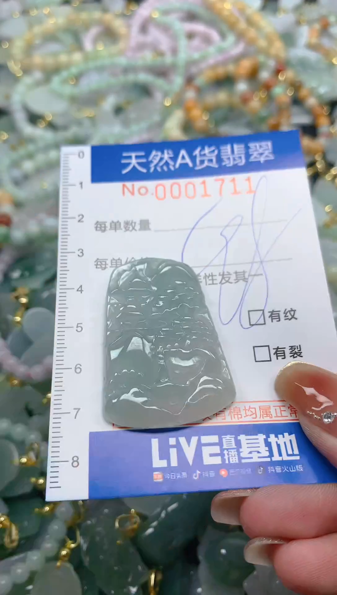 颈饰未镶嵌翡翠天然A货翡翠