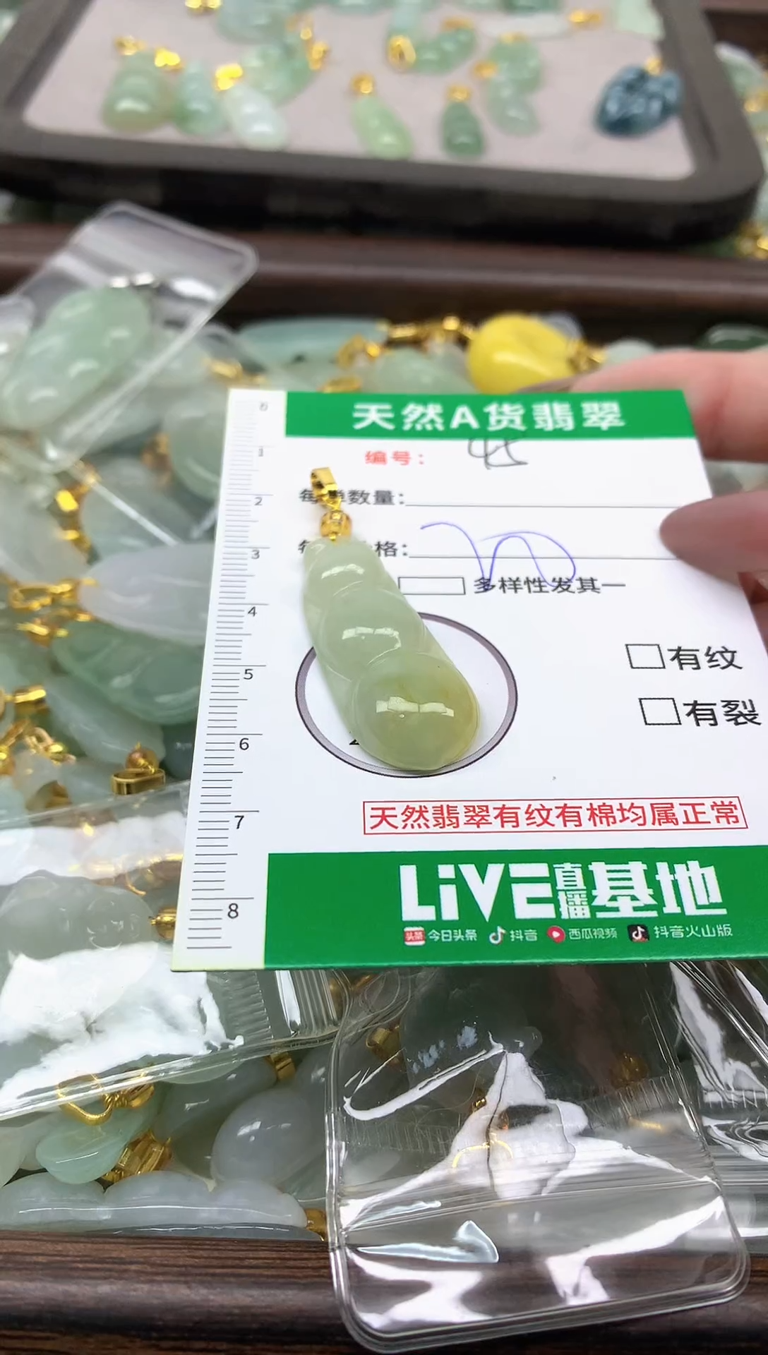 颈饰未镶嵌翡翠未镶嵌a货翡翠-45