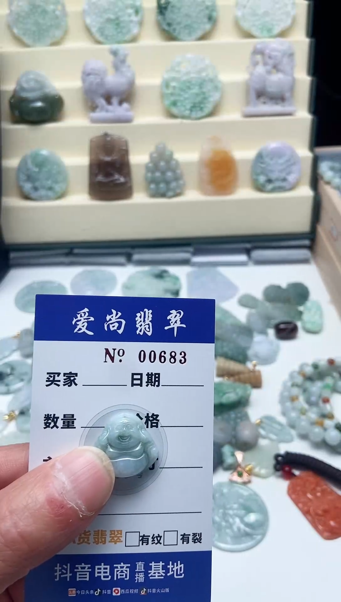 【闪购商品】翡翠吊坠(赠链)未镶嵌多样性拍一发一000