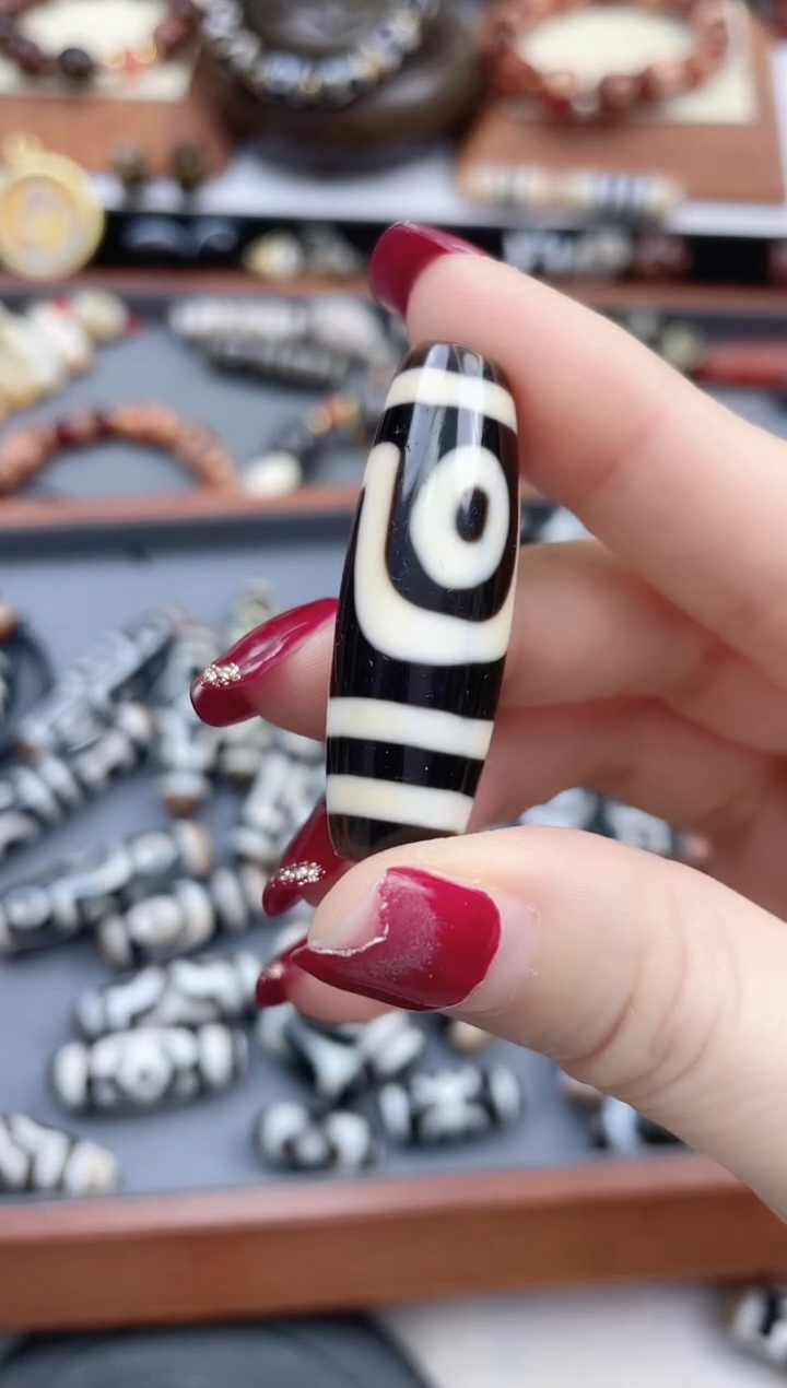 【闪购商品】玛瑙/玉髓珠珠未镶嵌手工二眼