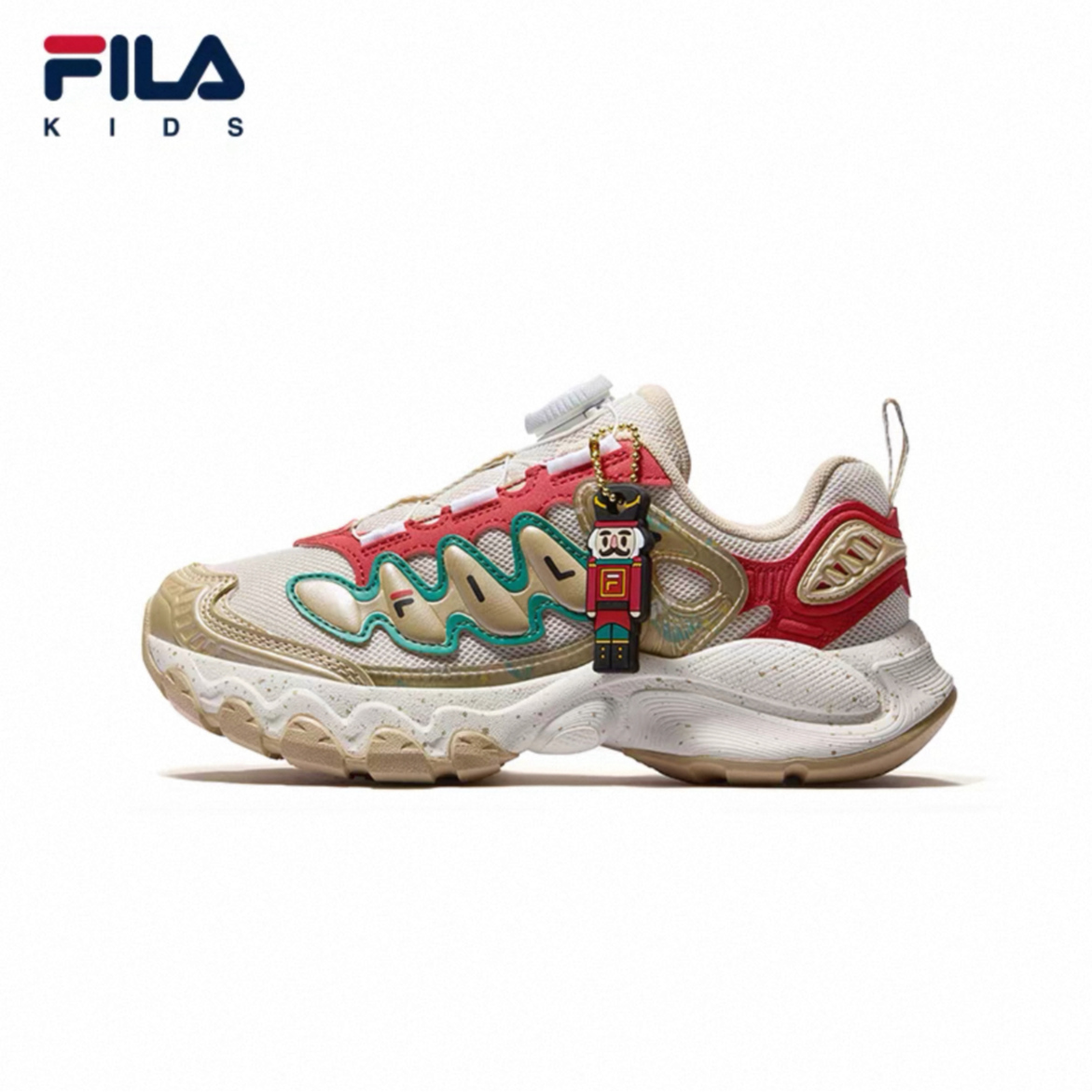 FILA斐乐儿童【蘑菇鞋】中大童时尚潮流圣诞节限定运动鞋K15B611114