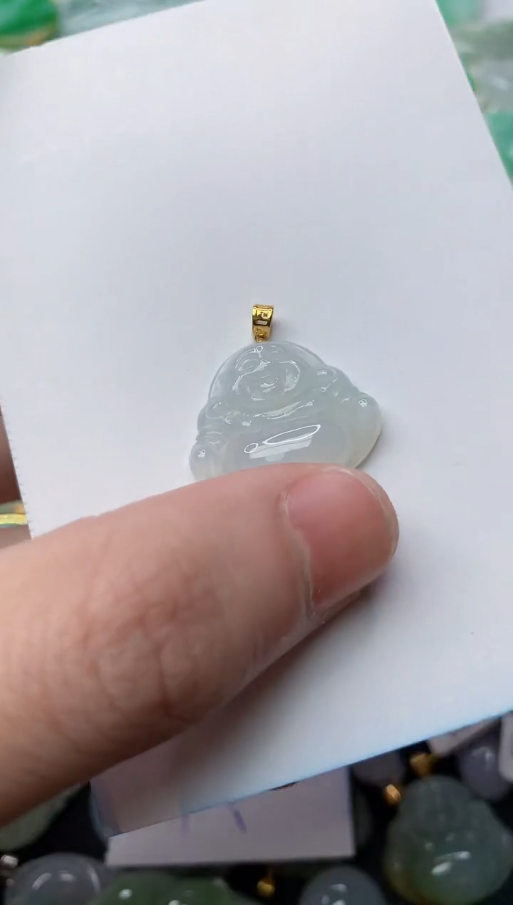 【闪购商品】翡翠颈饰18K金镶嵌12...........