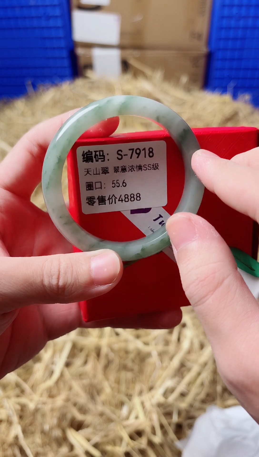 未镶嵌手镯石英质玉S-7918