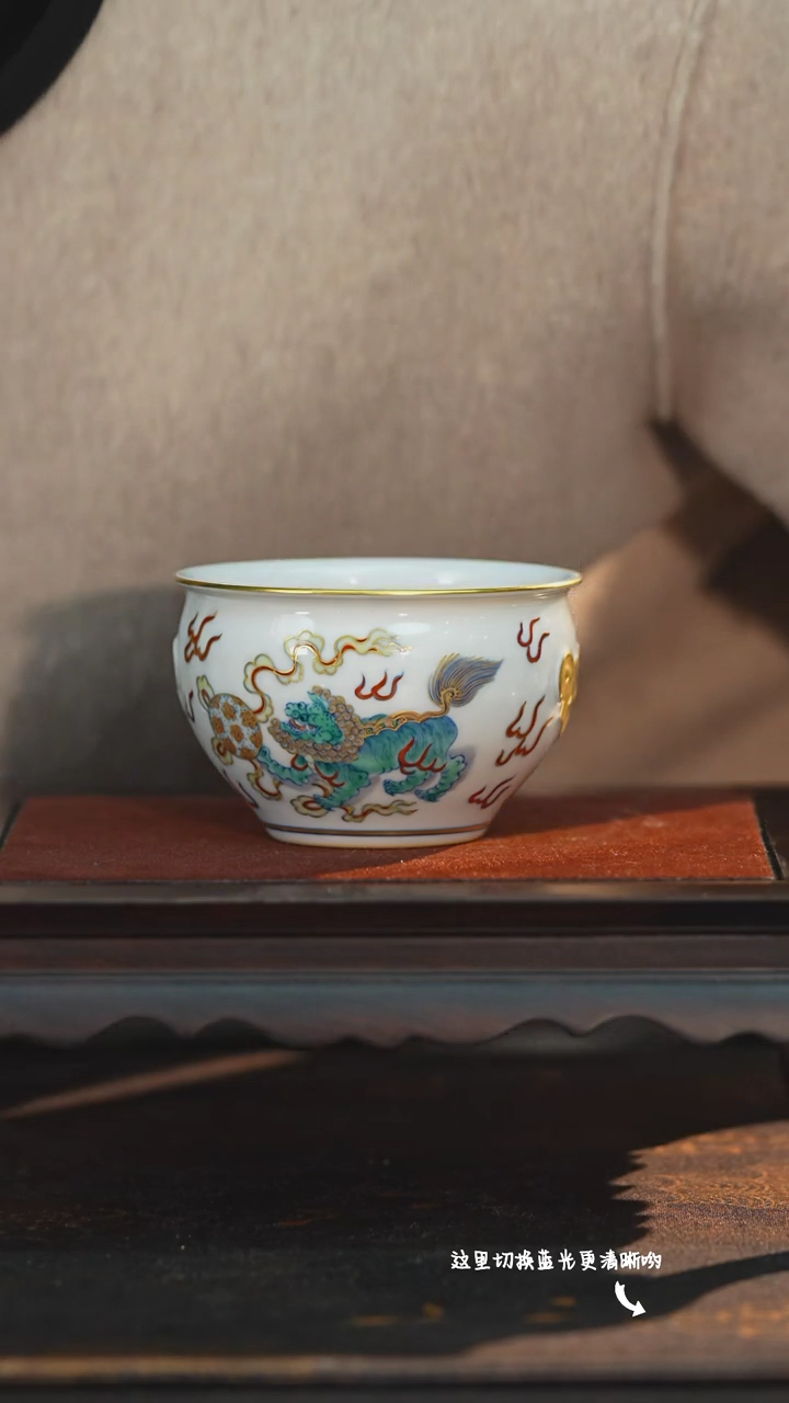 【闪购商品】中国官窑斗彩非遗传承人—涂杏花