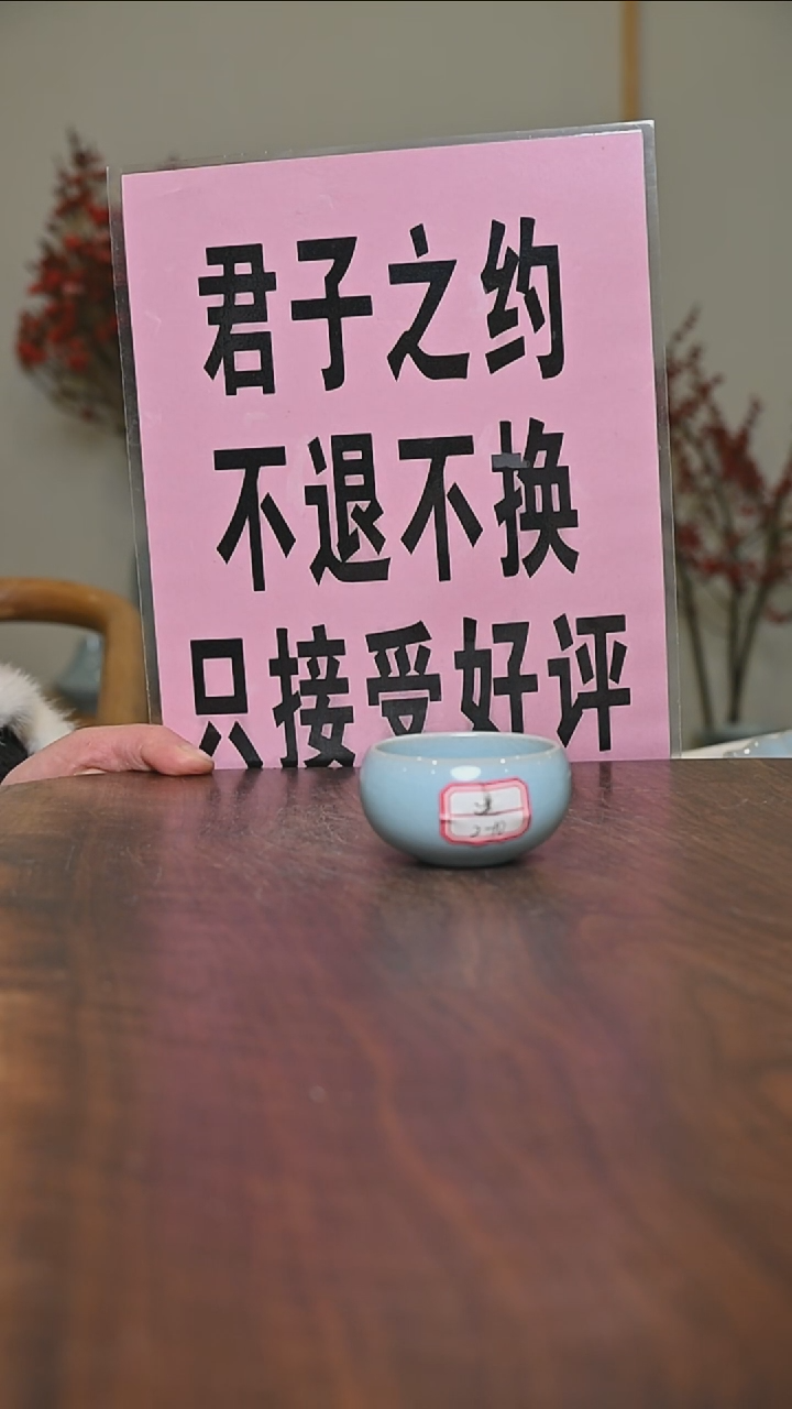 【闪购商品】其他微瑕天青釉无款截屏小禅定