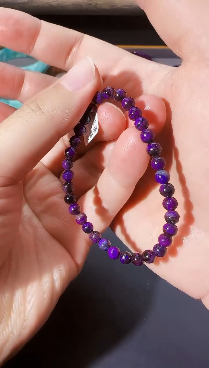 【闪购商品】苏纪石（舒俱来）圆珠手串未镶嵌@多样性发其一