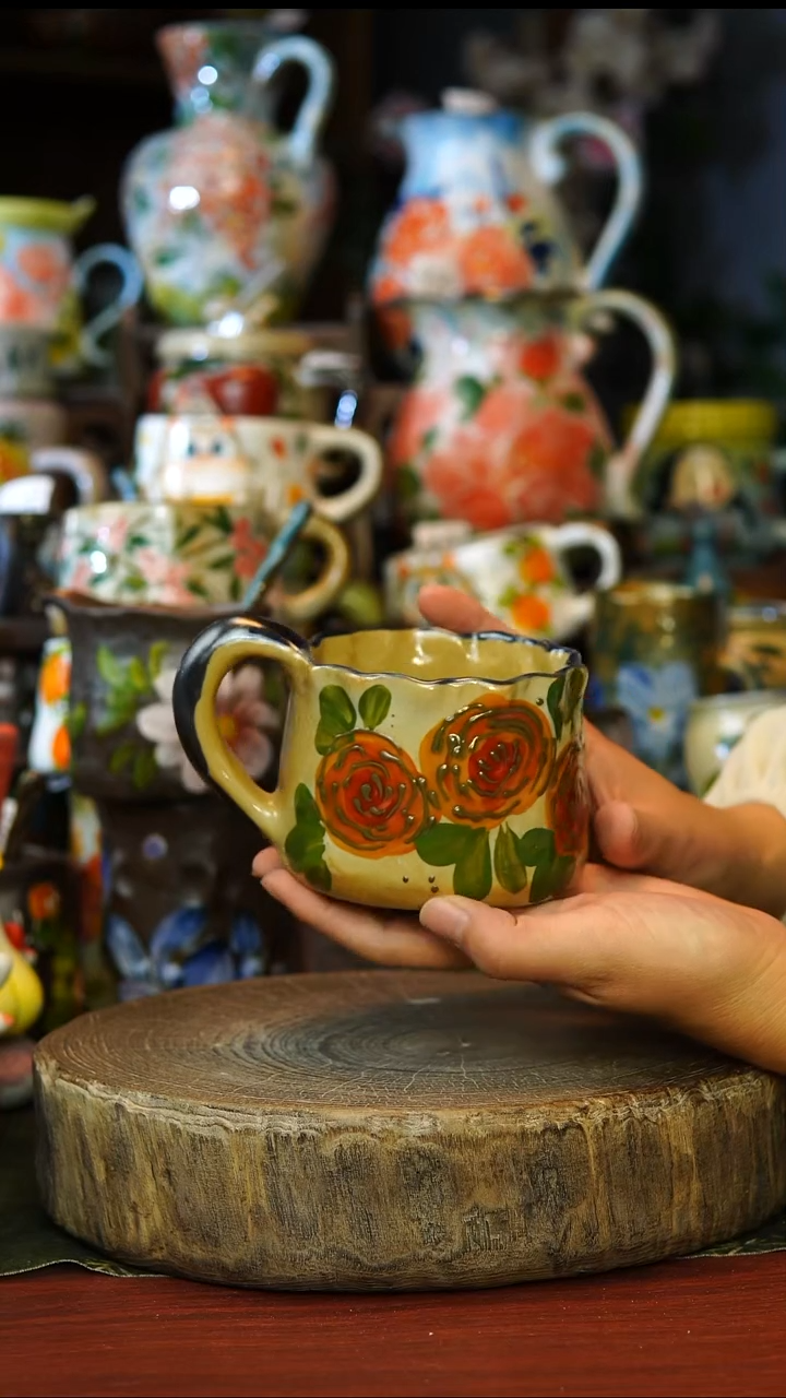 陶瓷172景德镇手工手绘釉下彩