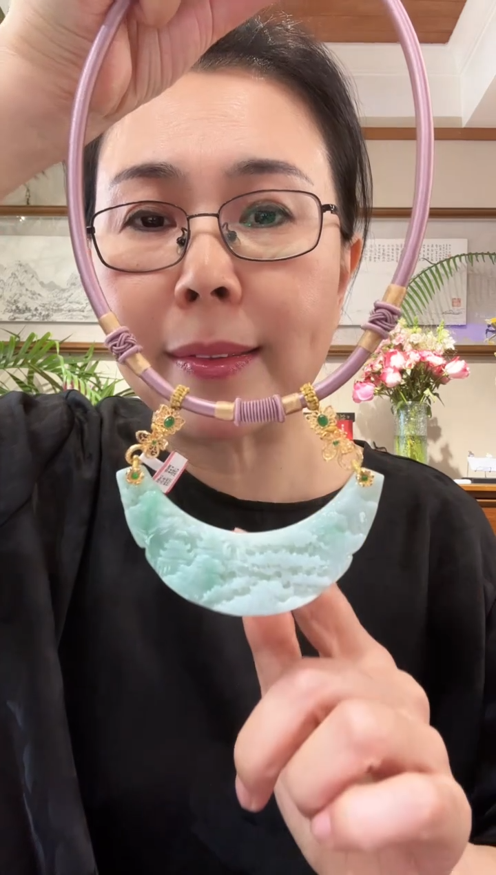 【闪购商品】翡翠颈饰未镶嵌国风