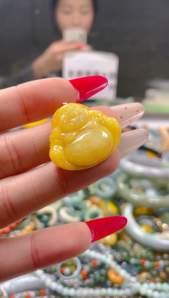 【闪购商品】翡翠颈饰未镶嵌/N/翡翠A货一图一物