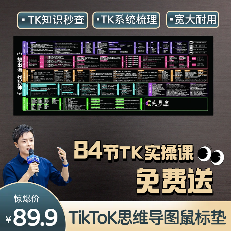 Tik Tok思维导图鼠标垫