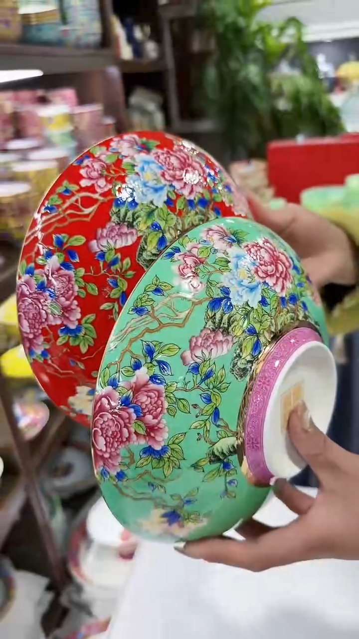 【闪购商品】瓷片8英寸元宝盘2个景德镇陶瓷