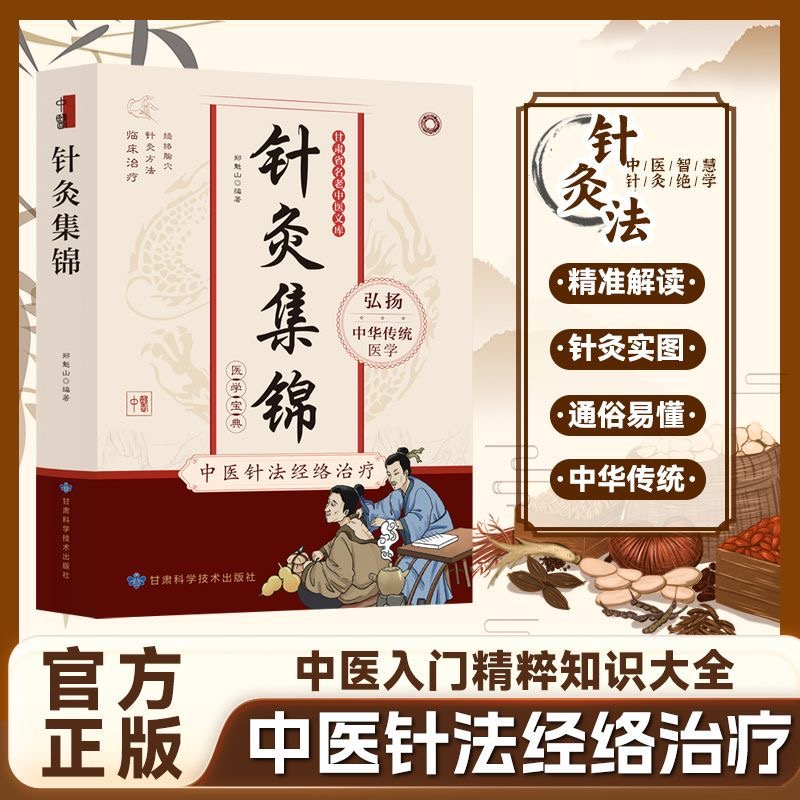 针灸集锦正版书籍 中医针法经络治疗 针灸治疗学自学针灸针灸推拿