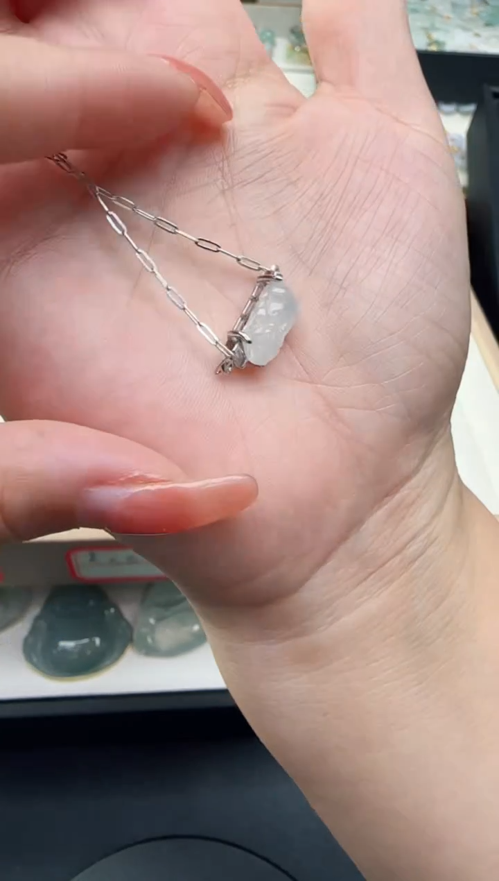 【闪购商品】翡翠颈饰银S925镶嵌TZG0118175