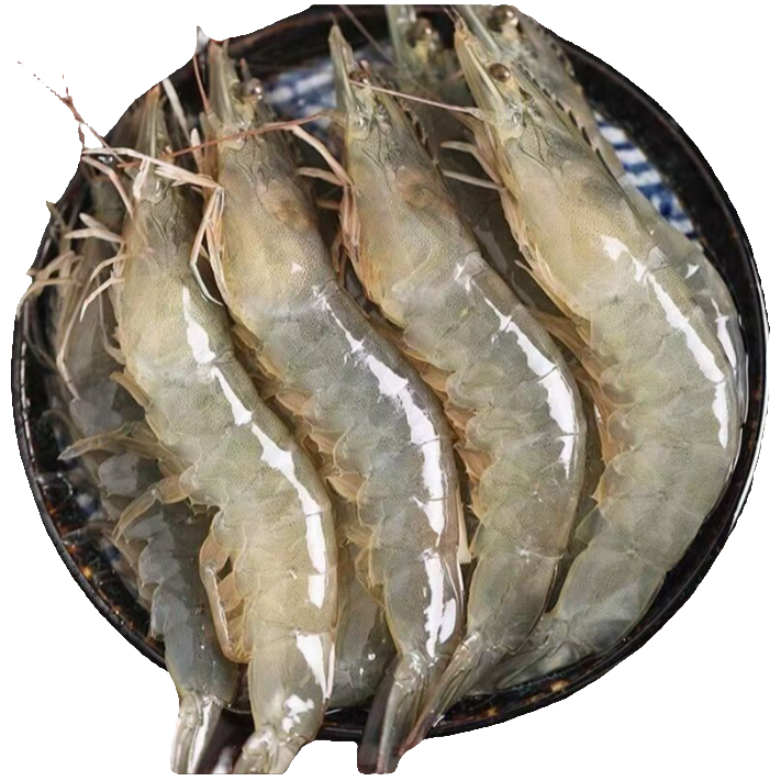 X1【海水大虾3斤送1斤共到手4斤】 肉质鲜甜脆嫩14-17cm一盒4斤50-60只 今天发明天到