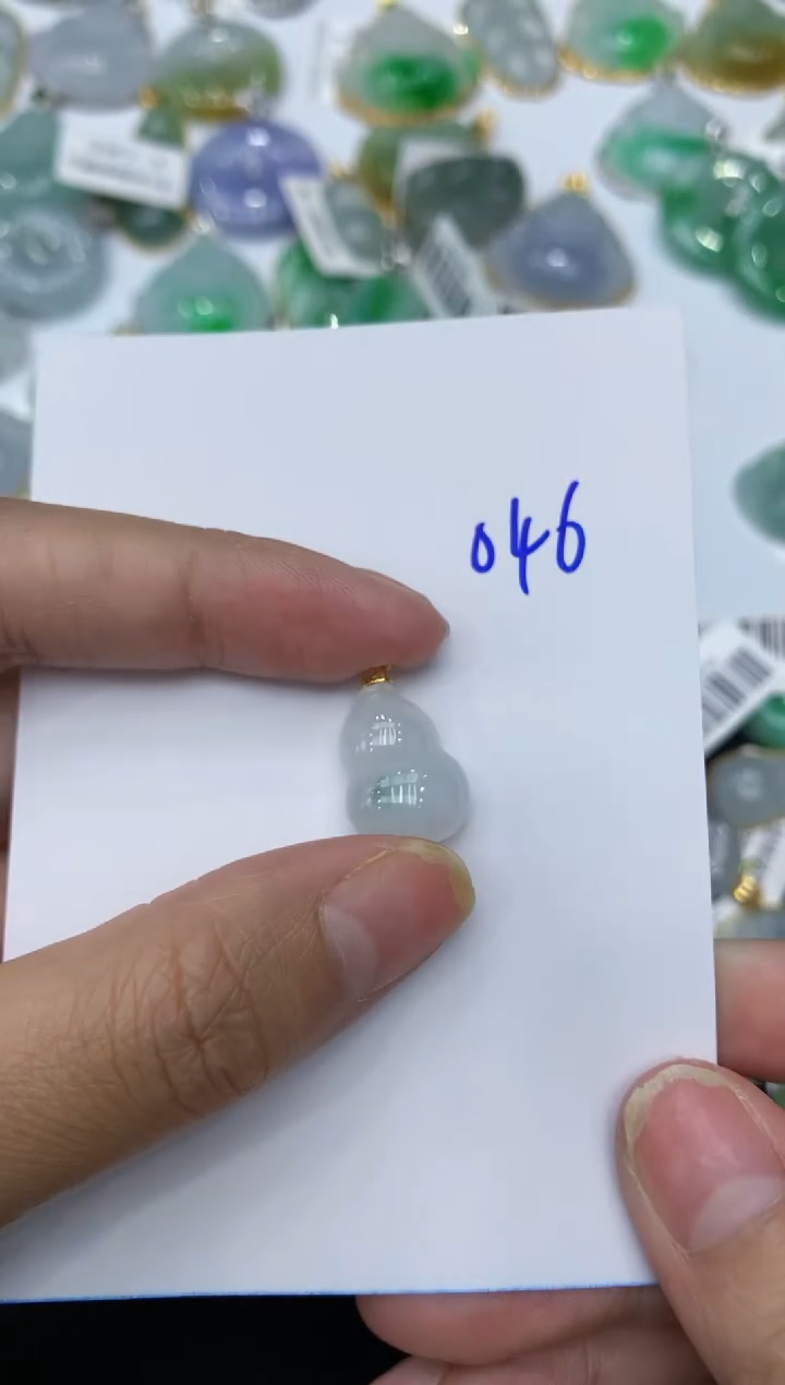 【闪购商品】翡翠颈饰18K金镶嵌111111111