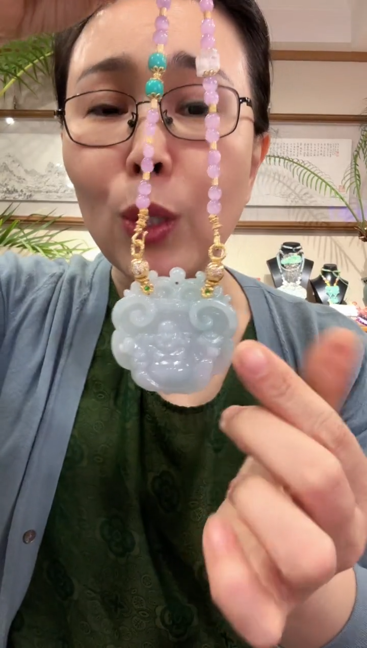 【闪购商品】翡翠颈饰未镶嵌国风