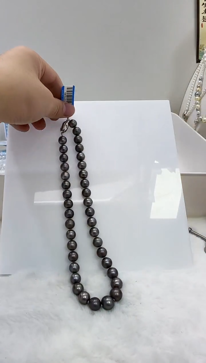 【闪购商品】海水珍珠DA银S925镶嵌t497 大溪地10