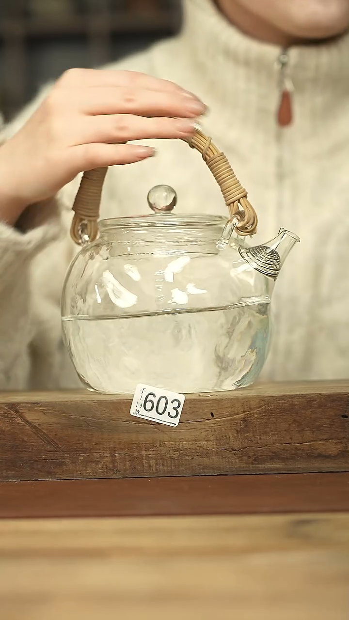 设计师手作款！玻璃煮茶壶系列