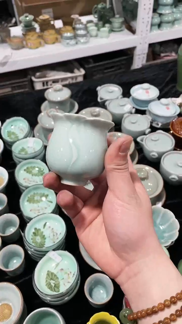 【闪购商品】纯手工 特价 微瑕 慧仙青瓷