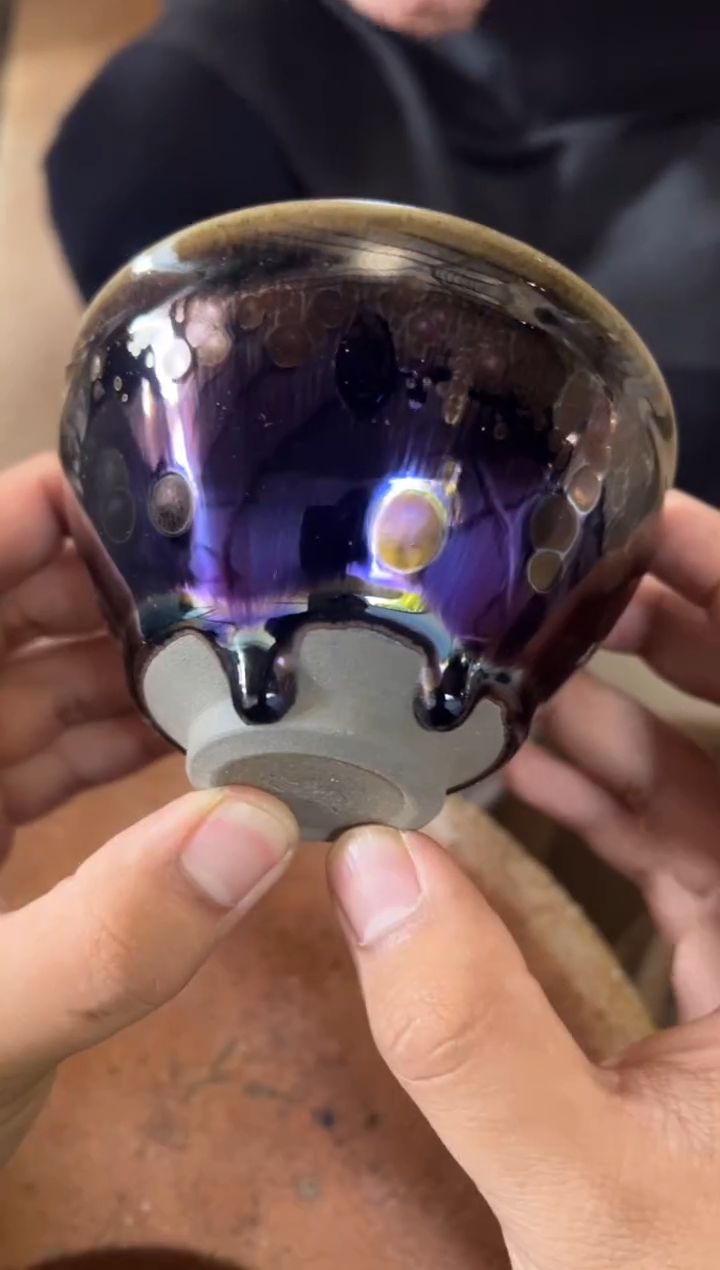 【闪购商品】茶盏14@建窑建盏胡金花