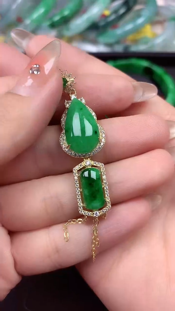 【闪购商品】翡翠颈饰银S925镶嵌颈饰