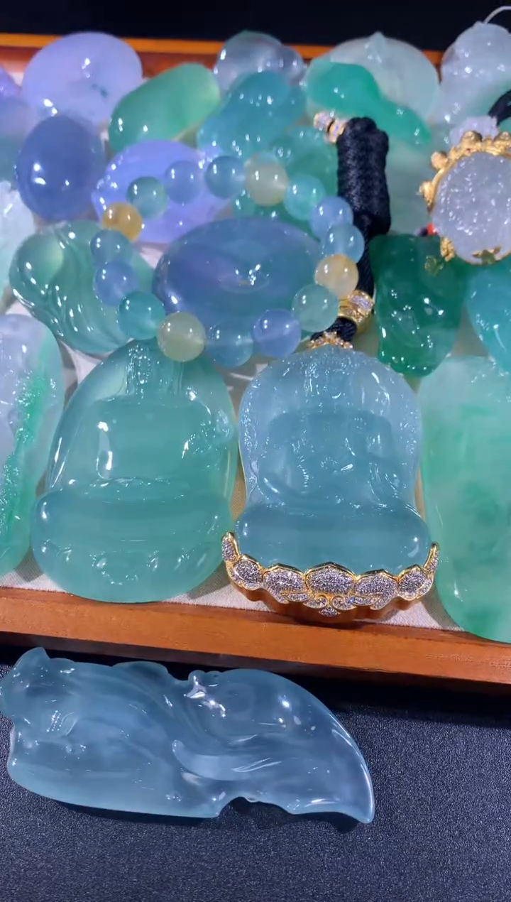 【闪购商品】翡翠颈饰未镶嵌天然A货翡翠 定制翡翠 定金