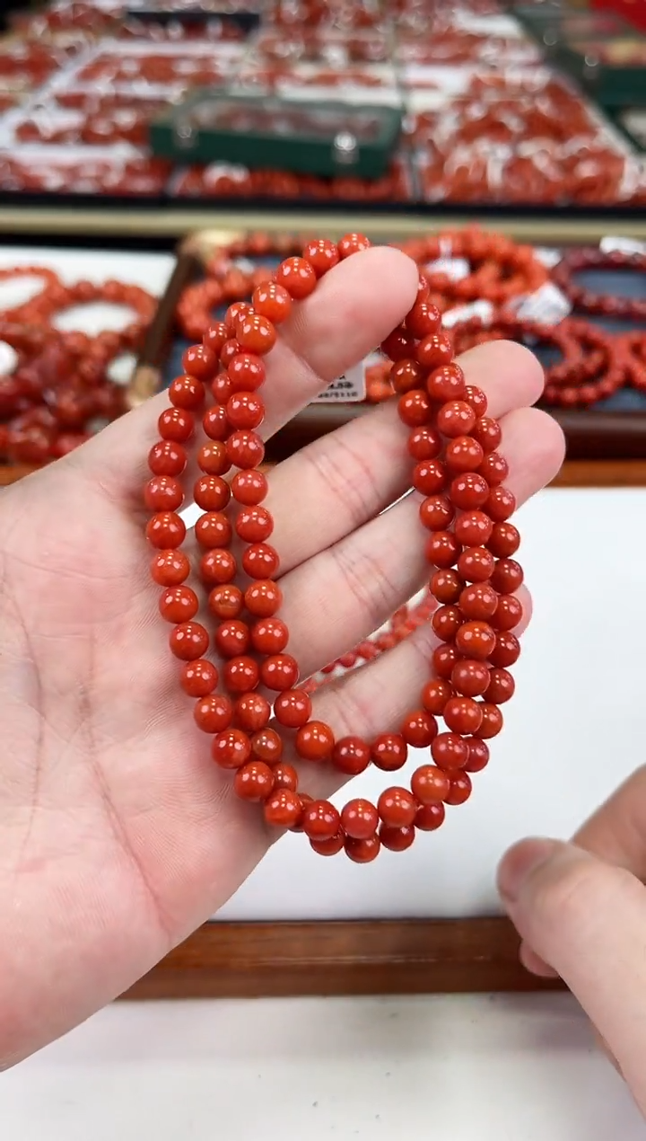 【闪购商品】南红玛瑙瓦西多圈6+未镶嵌一个/条