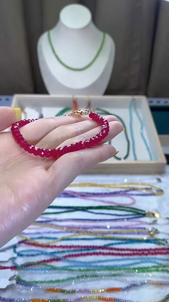 【闪购商品】红宝石手链14K金镶嵌诗宁甄选珠宝SYZB61