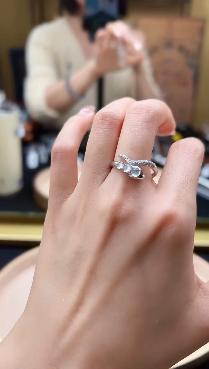 【闪购商品】翡翠戒指18K金镶嵌DFZ0218-114