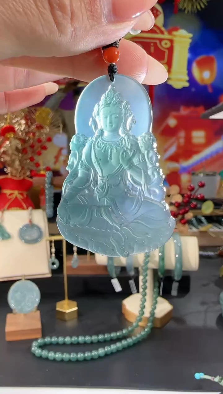 【闪购商品】翡翠吊坠(不含链)未镶嵌度母多样性发一