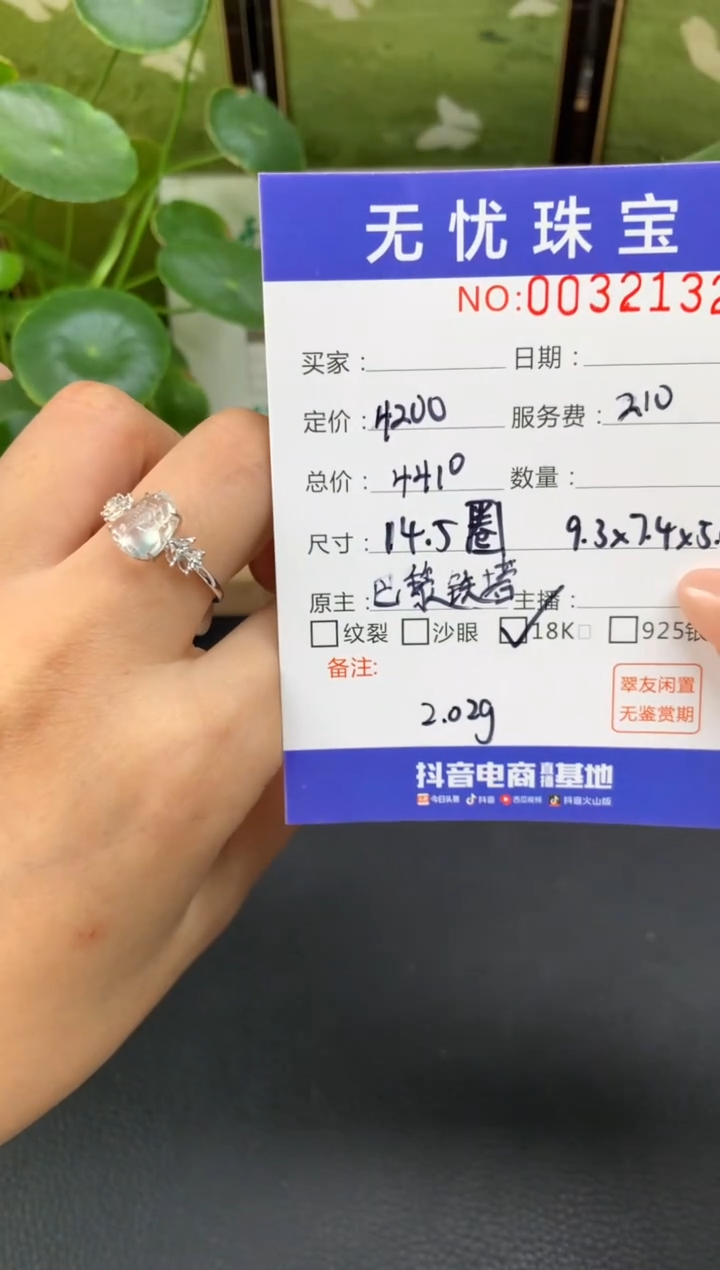 18K金镶嵌定制翡翠·*·C428