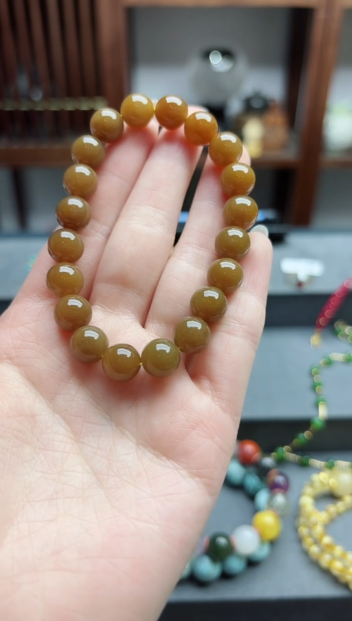 【闪购商品】和田玉手串未镶嵌糖料手串*1 JX