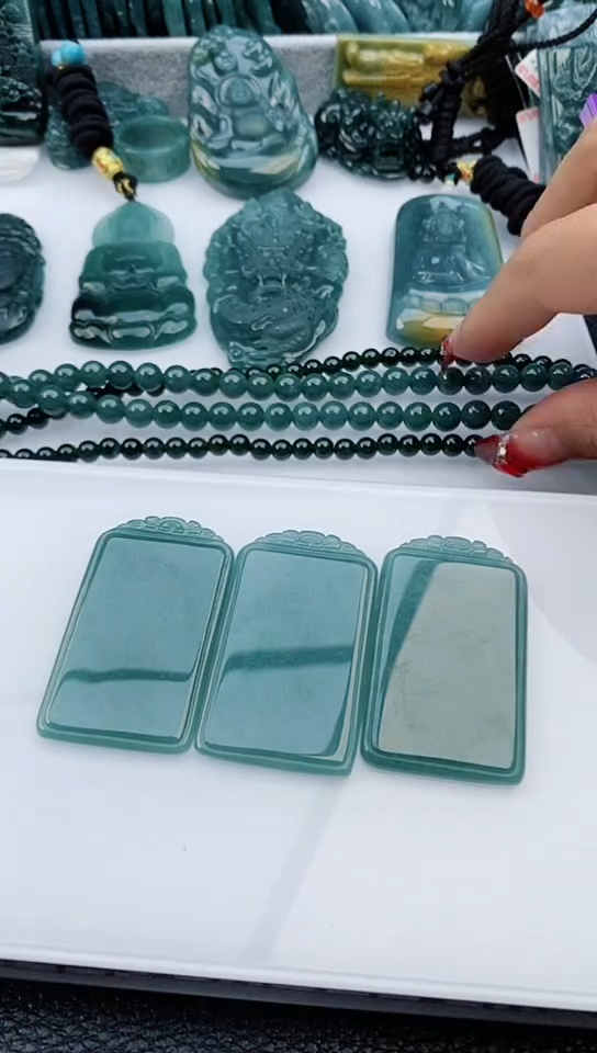 【闪购商品】翡翠颈饰未镶嵌多样性发其1一  无事牌