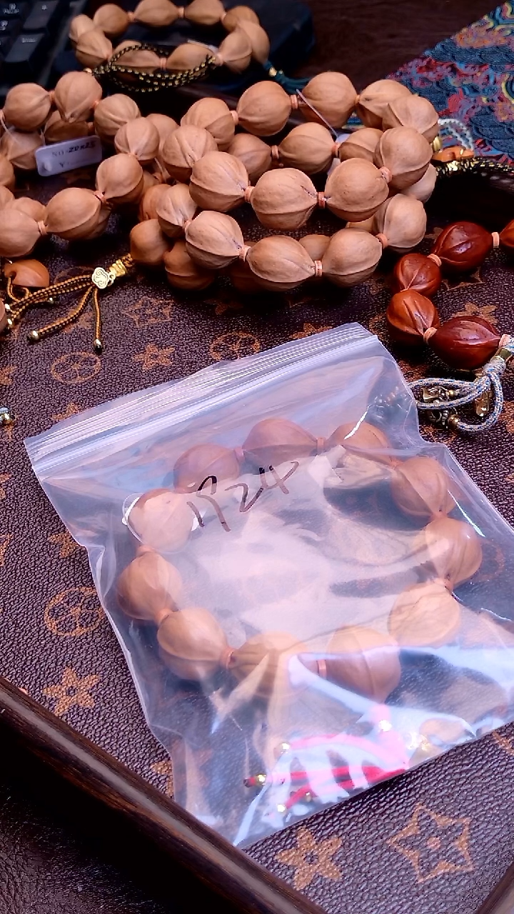 手串橄榄核落**殇1924精挑梅林铁核正三-带配套盘玩工具