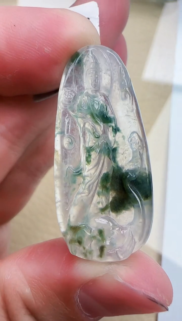 翡翠未镶嵌颈饰缅甸天然翡翠