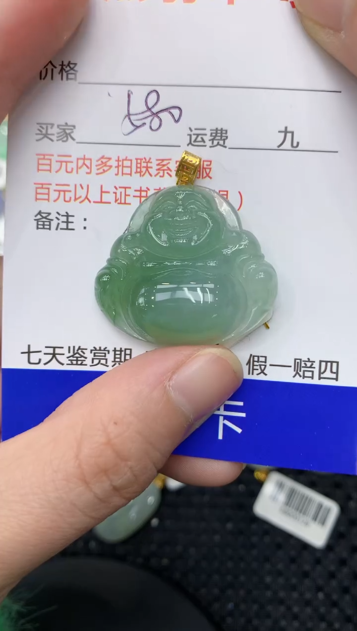 【闪购商品】翡翠颈饰18K金镶嵌1111111111