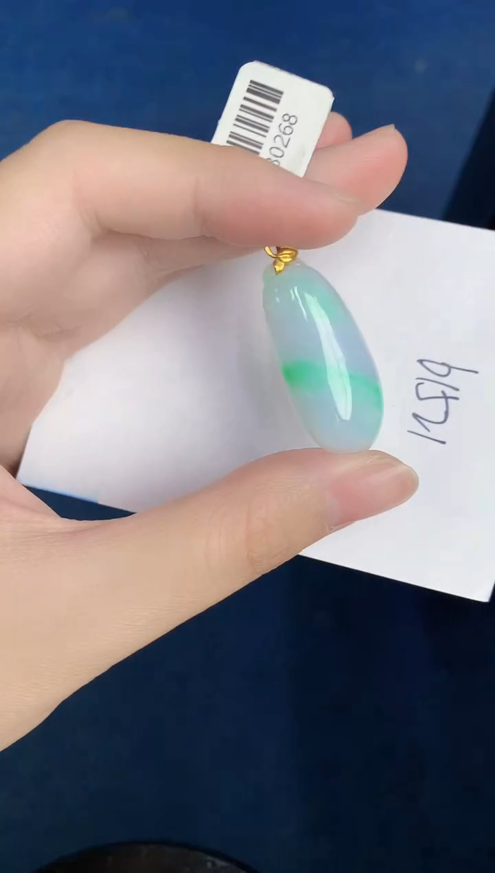 【闪购商品】翡翠颈饰18K金镶嵌0000000000