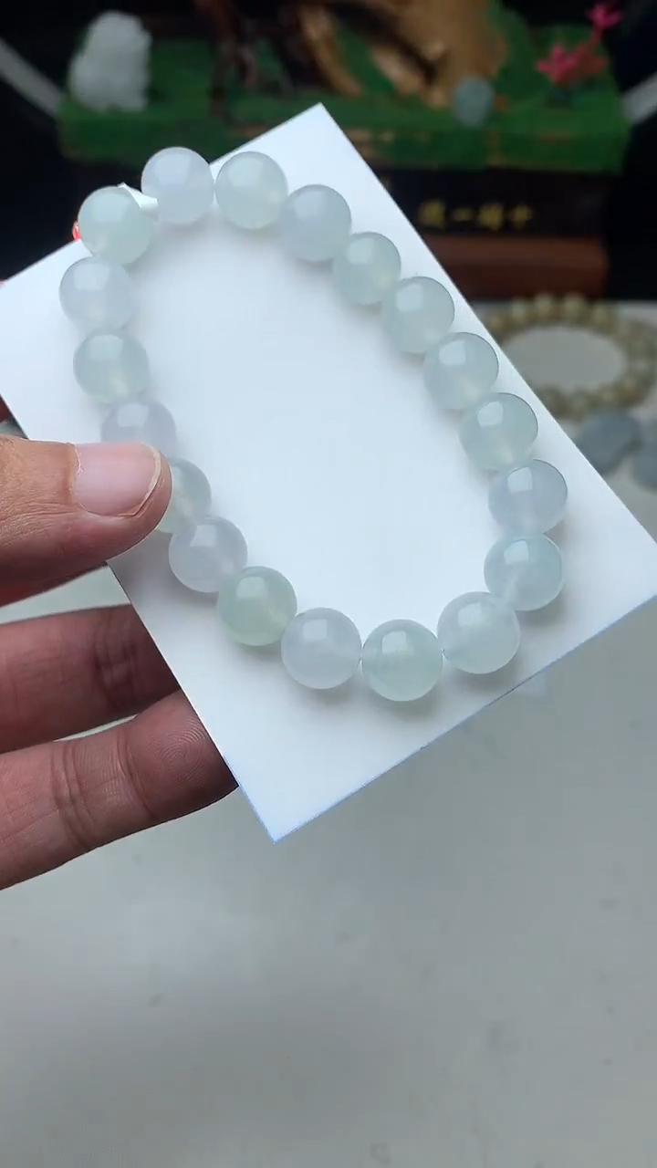 翡翠未镶嵌颈饰华****歌珠子