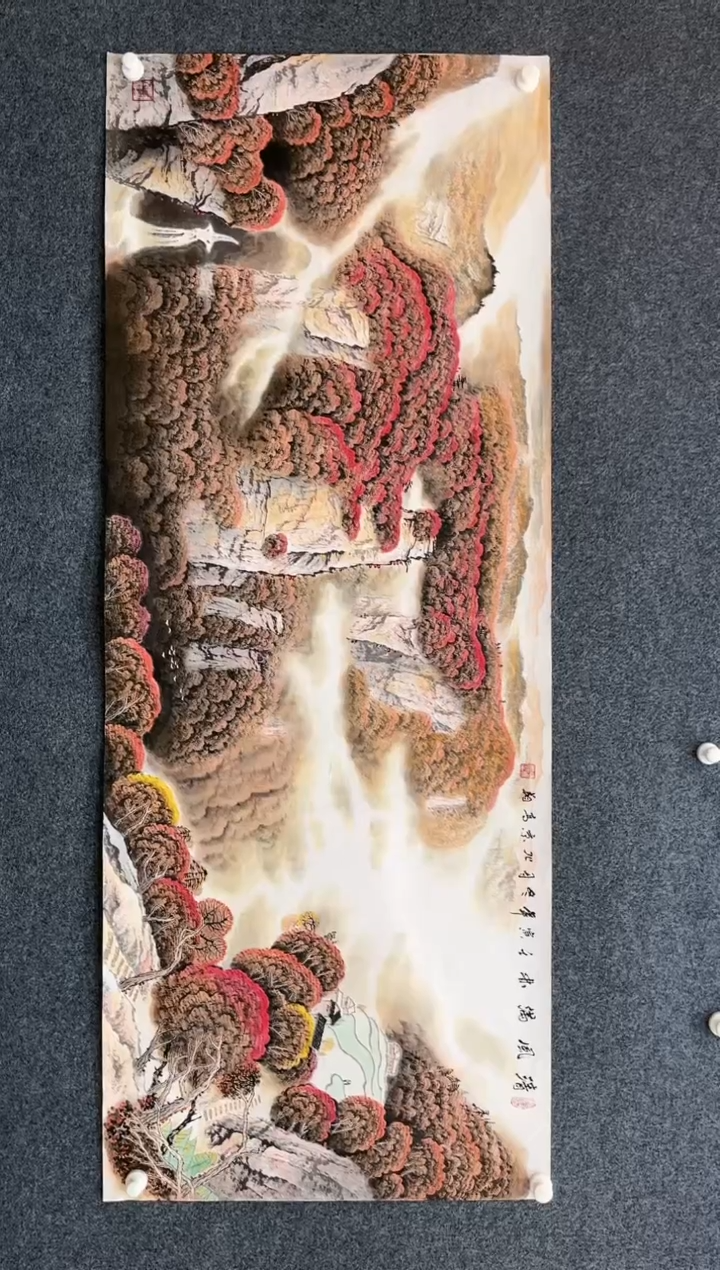 【闪购商品】国画2.4-艺术-冯高翔-荣宝斋原作-40