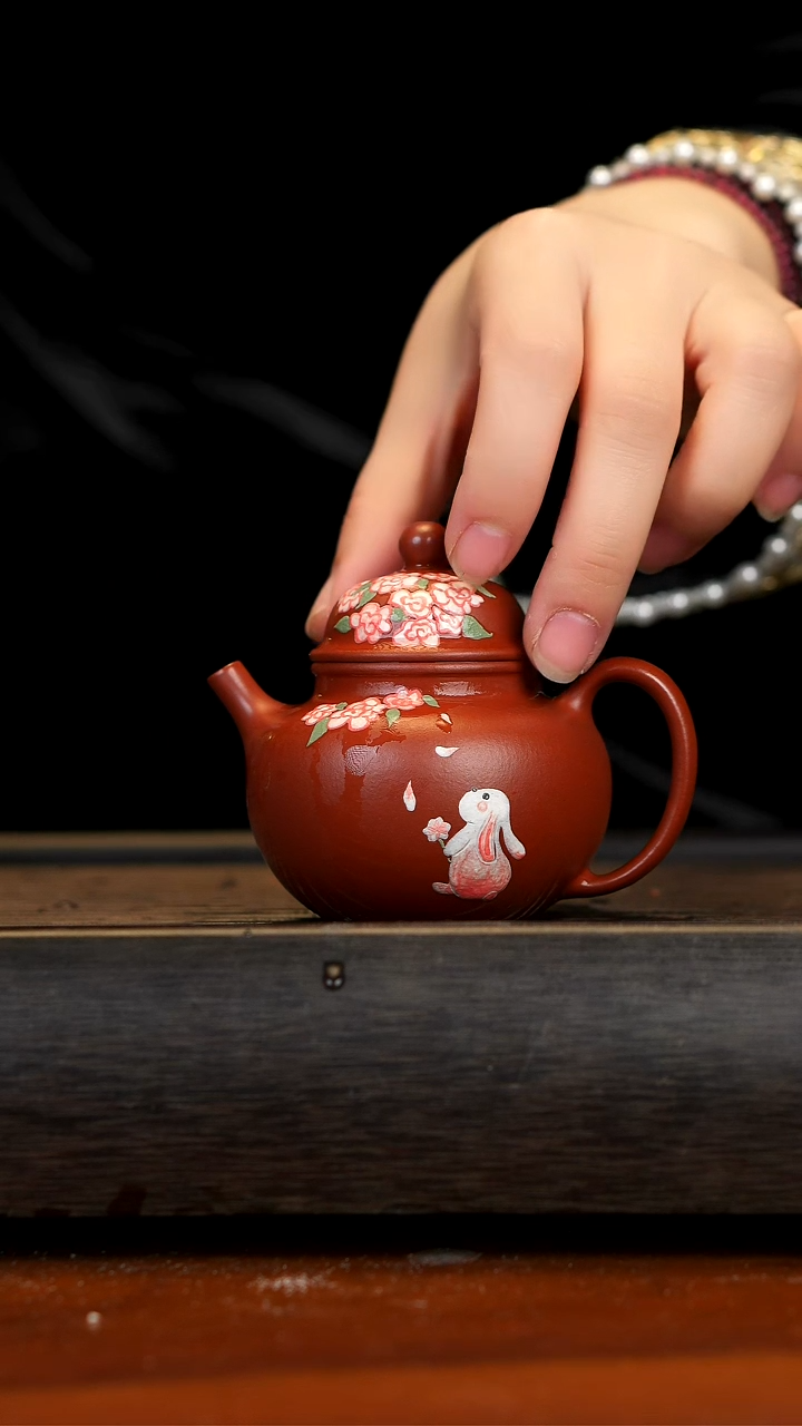 【闪购商品】紫砂茶壶念一紫砂  朱泥容天