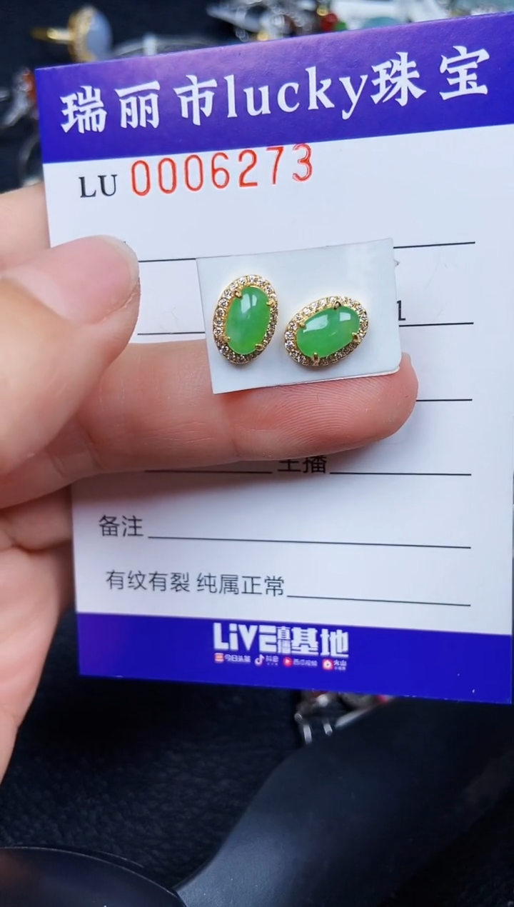 翡翠银S925镶嵌颈饰6273