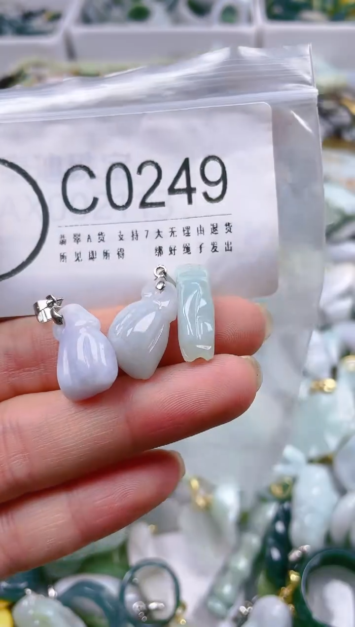 【闪购商品】翡翠颈饰未镶嵌/C/翡翠A货一图一物